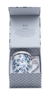 Tisanière porcelaine Gingko