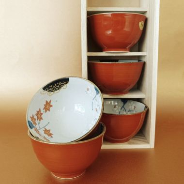 Coffret 5 tasses - Erable [COFFERABLE]